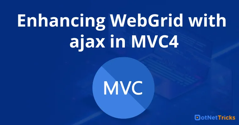 Enhancing WebGrid with ajax in MVC4