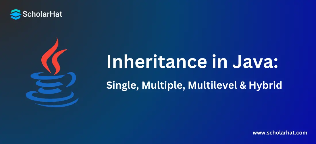 Inheritance in Java: Single, Multiple, Multilevel & Hybrid