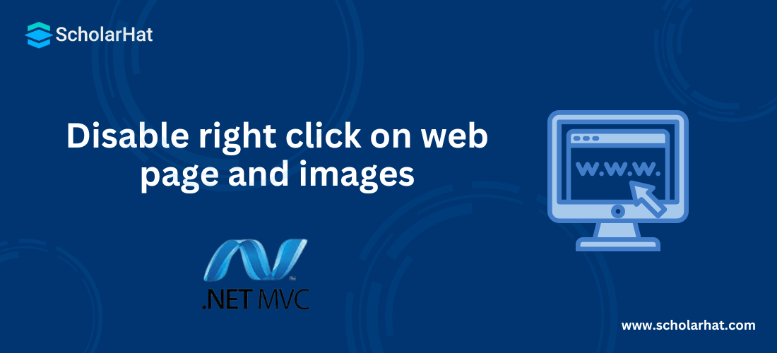 Disable right click on web page and images