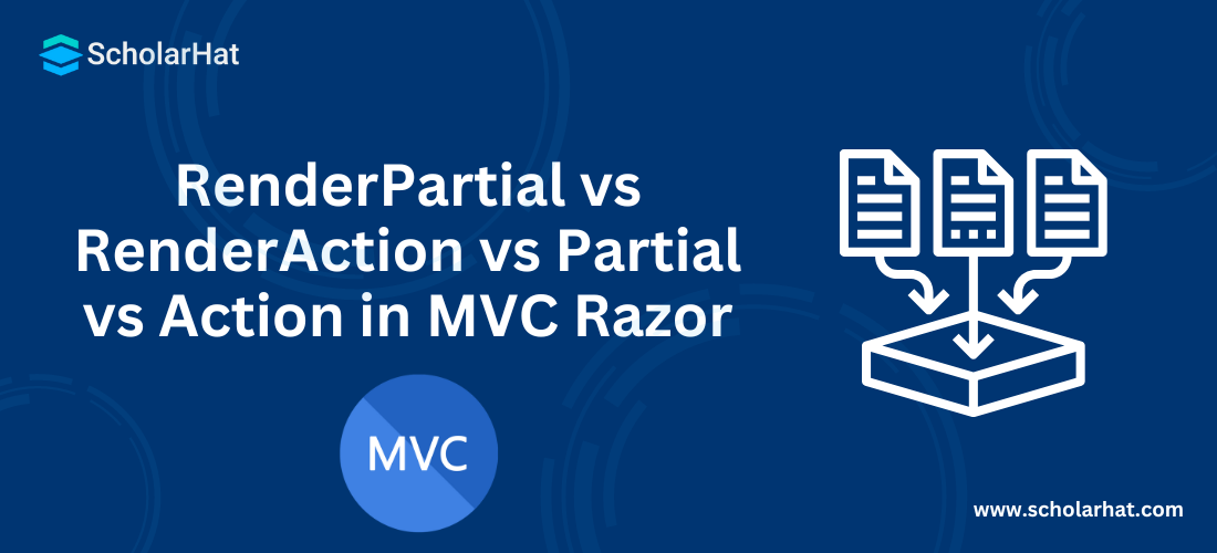 RenderPartial vs RenderAction vs Partial vs Action in MVC Razor