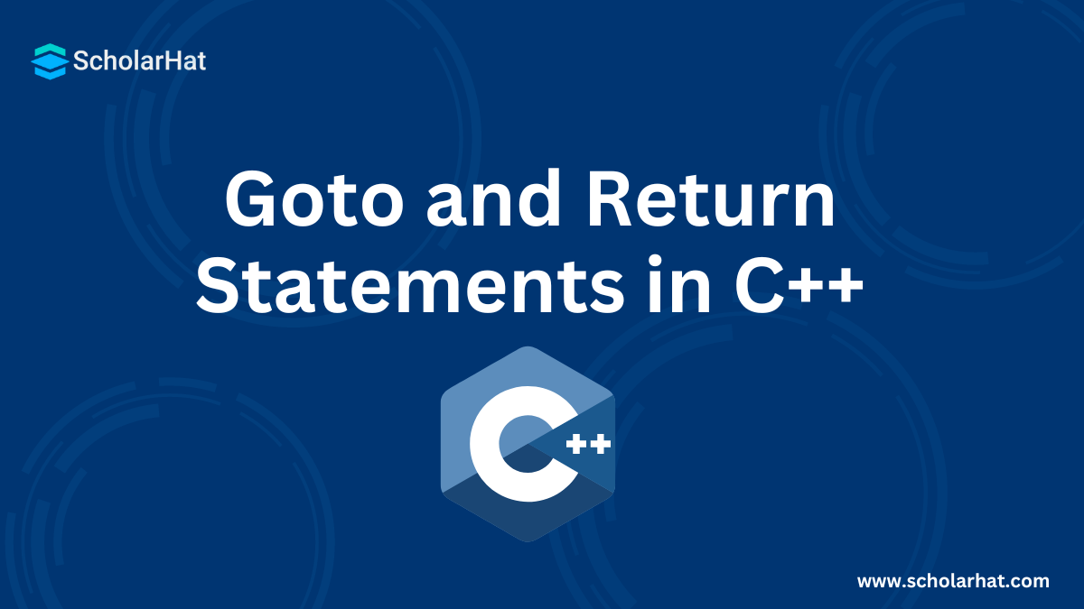 Goto and Return Statements in C++
