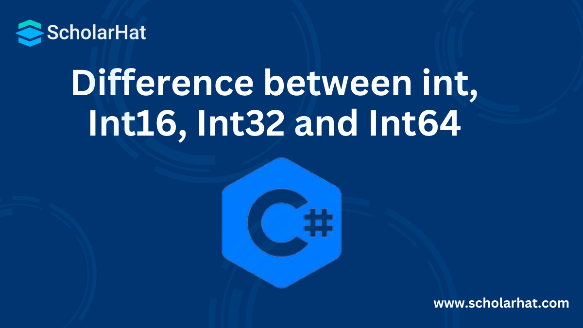 Difference between int, Int16, Int32 and Int64