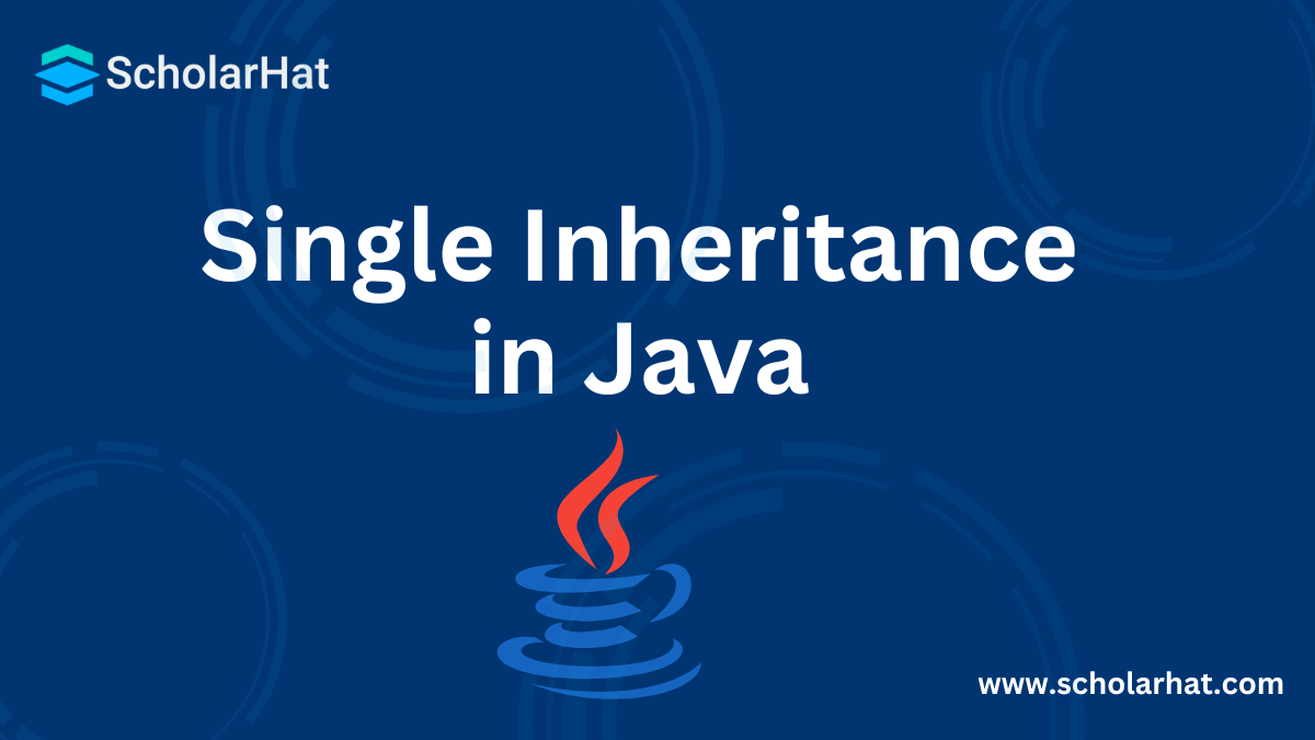 Single Inheritance in Java