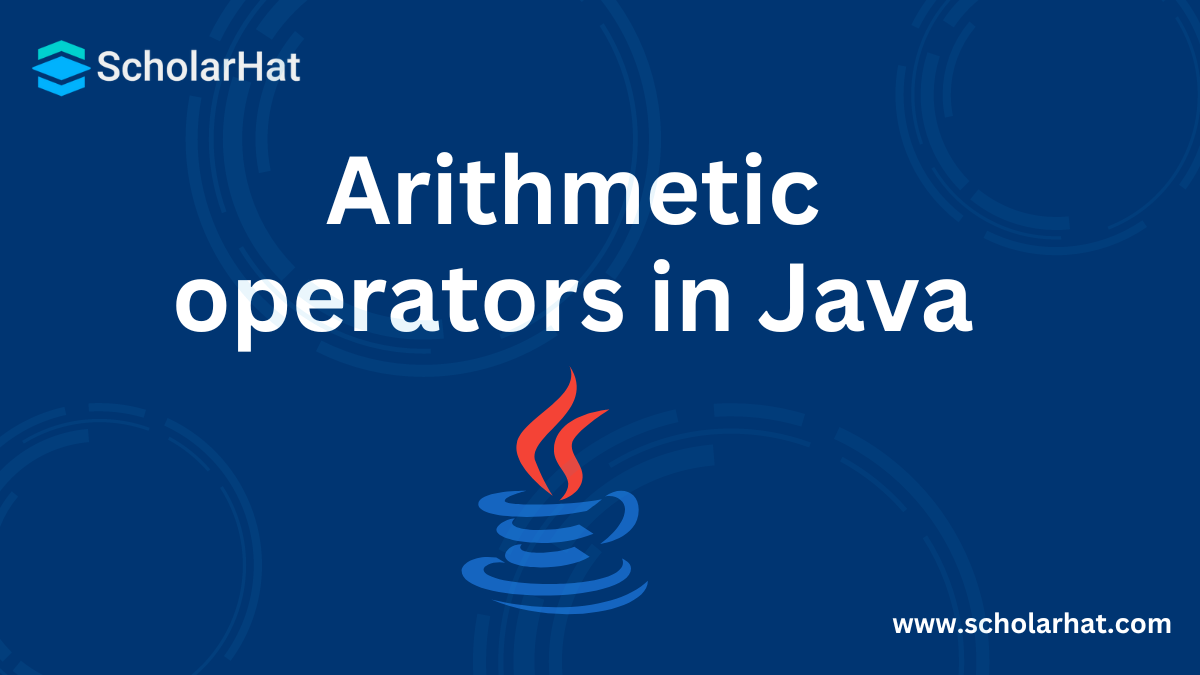 Arithmetic operators in Java