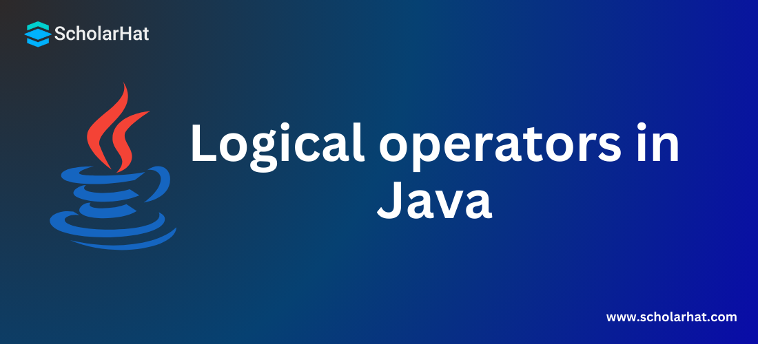Logical operators in Java