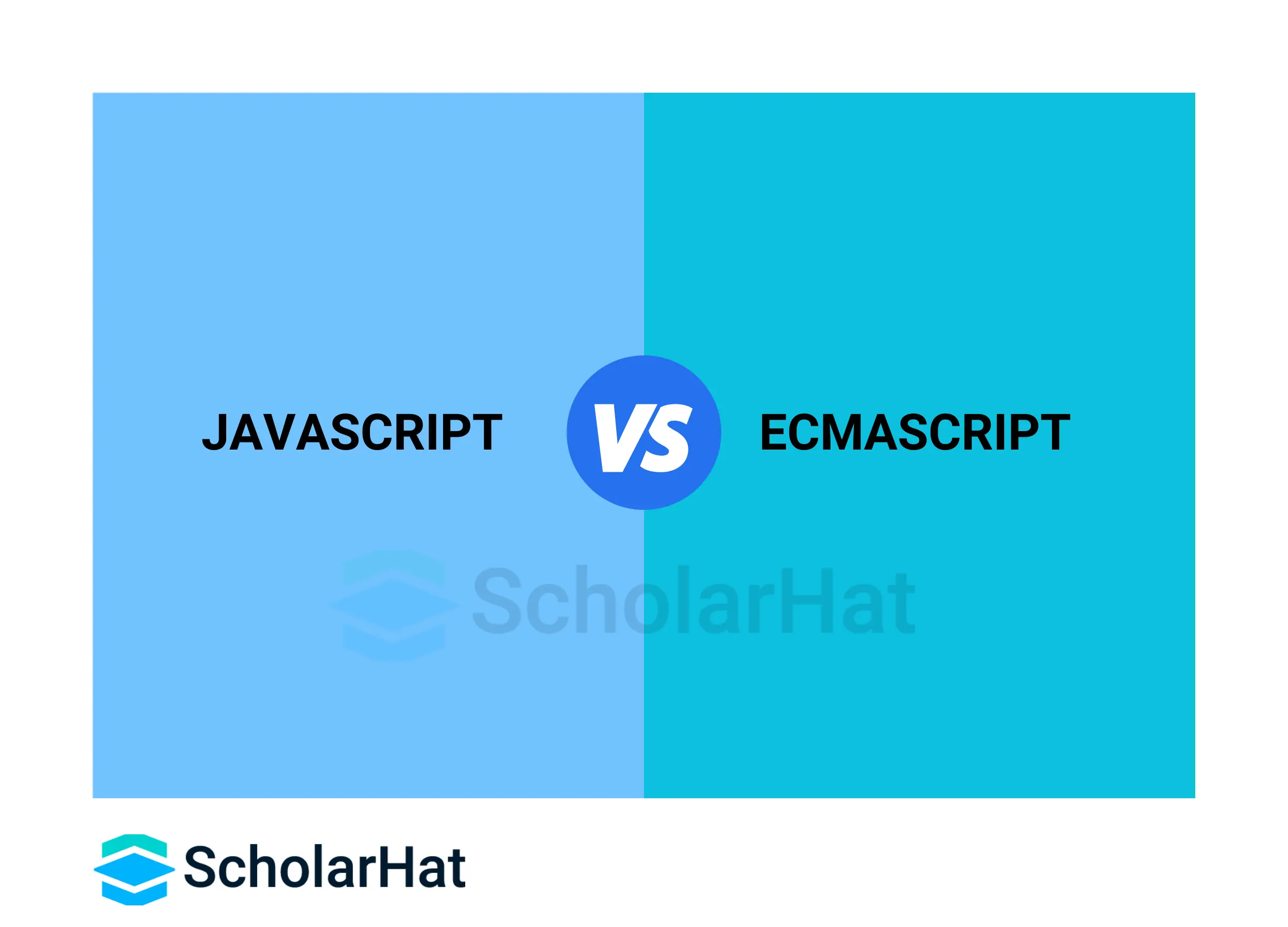 Difference between JavaScript and ECMAScript