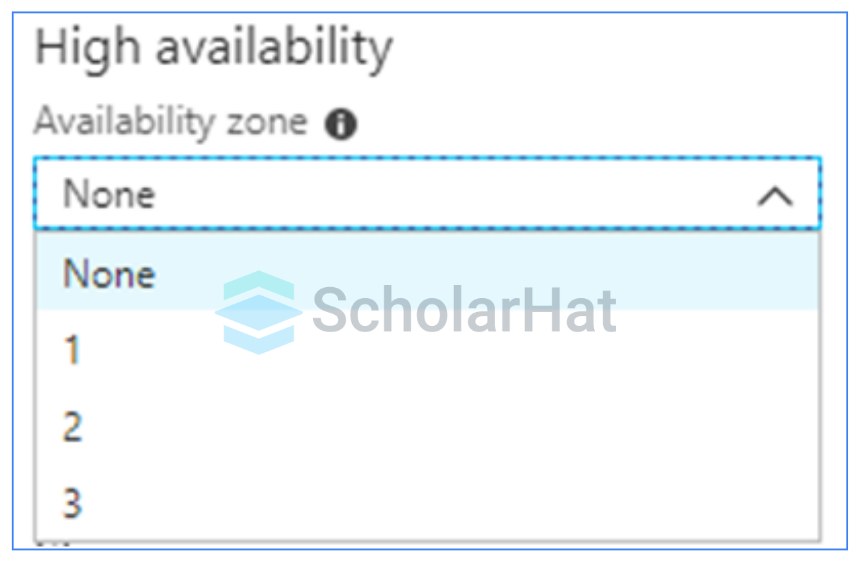 How to configure an Availability Zone?