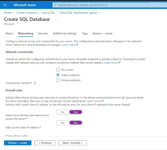 Azure SQl Database