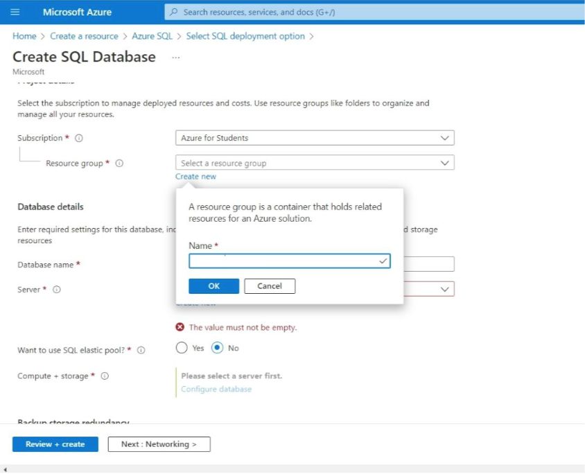 Azure SQl Database