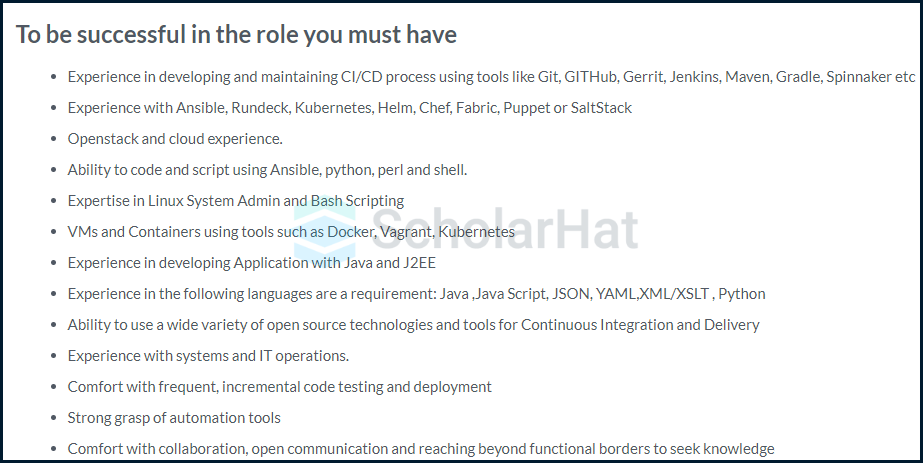 DevOps Engineer Job Description