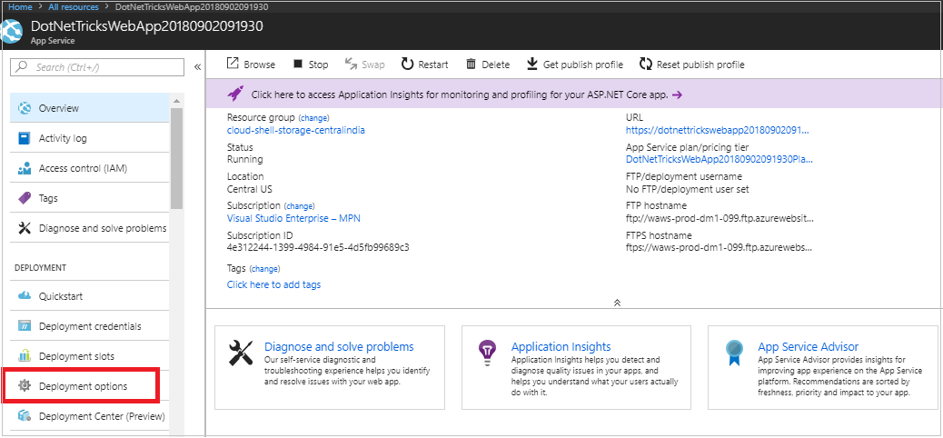 Continuous Deployment with Visual Studio