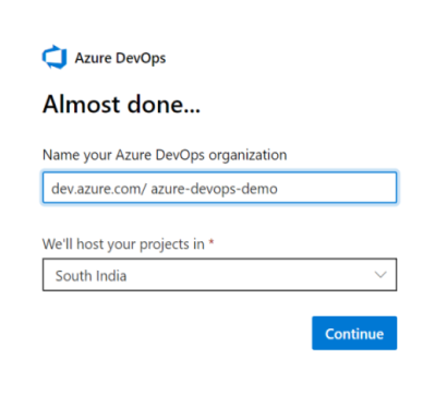 Create an Azure Organization