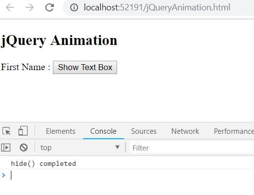 jQuery Animation