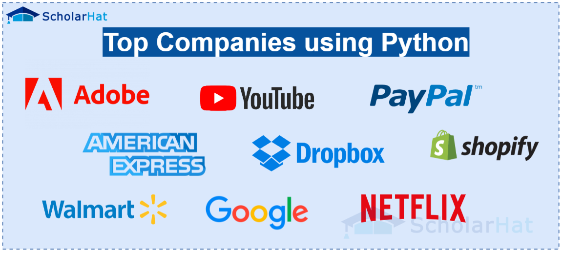 top companies using python
