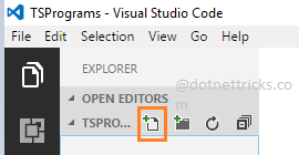 TSPrograms Visual Studio Code