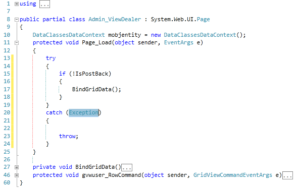 Visual Studio Keyboard Shortcut - Ctrl-K + Ctrl-S & Alt-Shift-Arrow(Right,Left,Bottom,Top)